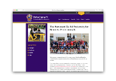 Web page design for Delta Sigma Pi