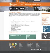 Interior page design for Hancock Health