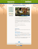 Web design for the Kiwanis International Worldwide Project