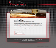 Homepage design for Leading Edge Metals and Alloys