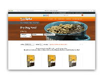 eCommerce product detail design for Uncle Bill's Pet Stores